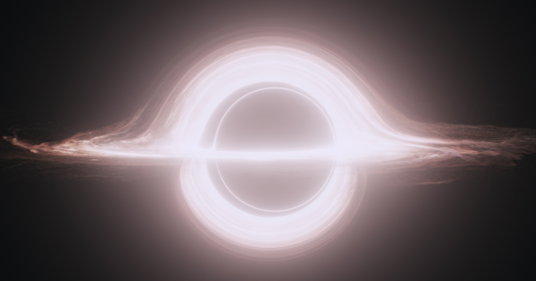 Gargantua, the black hole in Interstellar (2014)